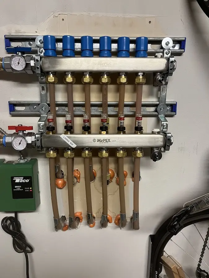 Plumber performing Leak Detection at a residential property in Clemson